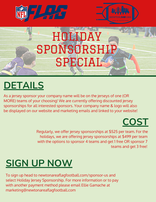 Tuesday Night Football Sponsorship Opportunities